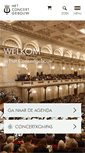 Mobile Screenshot of concertgebouw.nl