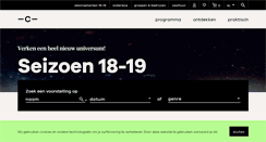 Desktop Screenshot of concertgebouw.be